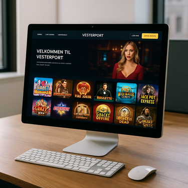 Vesterport Casino - Desktop Platform Interface